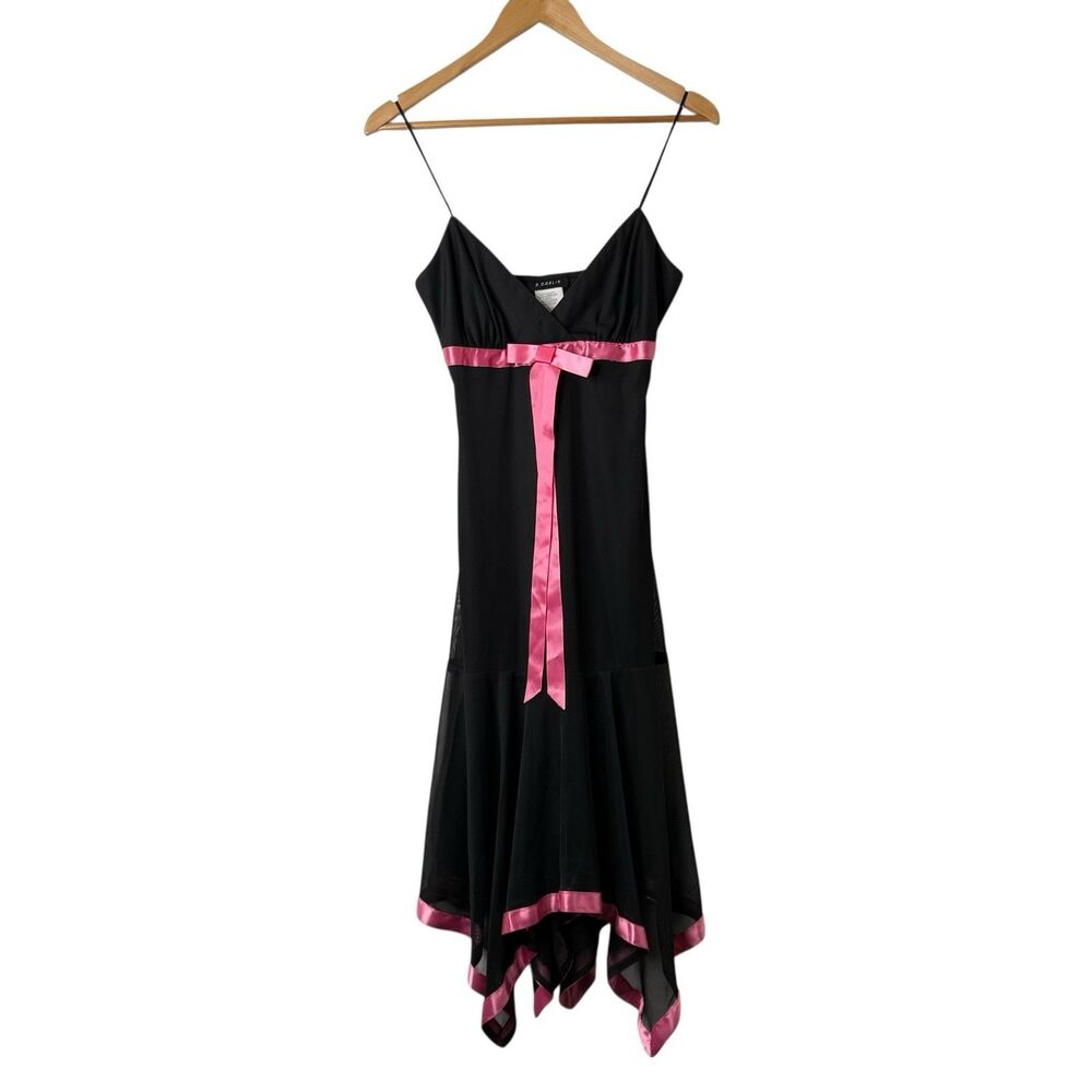 Vtg B Darlin Y2K Babydoll Dress Sz 3/4 Handkerchief Romantic Coquette Whimsigoth